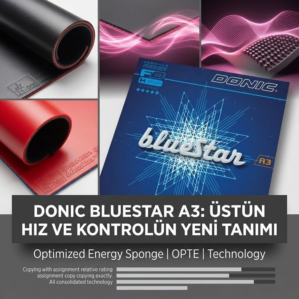 Donic BlueStar A3 Masa Tenisi Lastiği İncelemesi