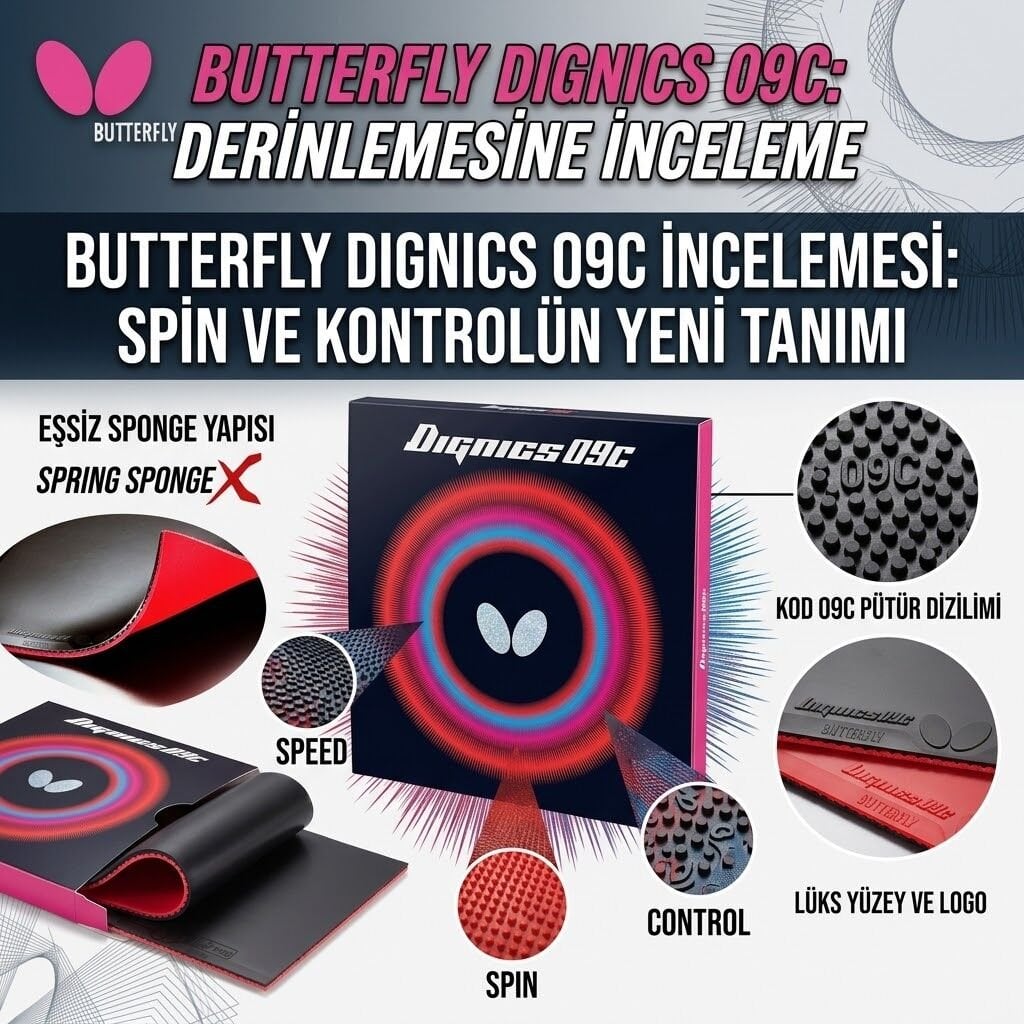 Butterfly Dignics 09C Masa Tenisi Lastiği İncelemesi