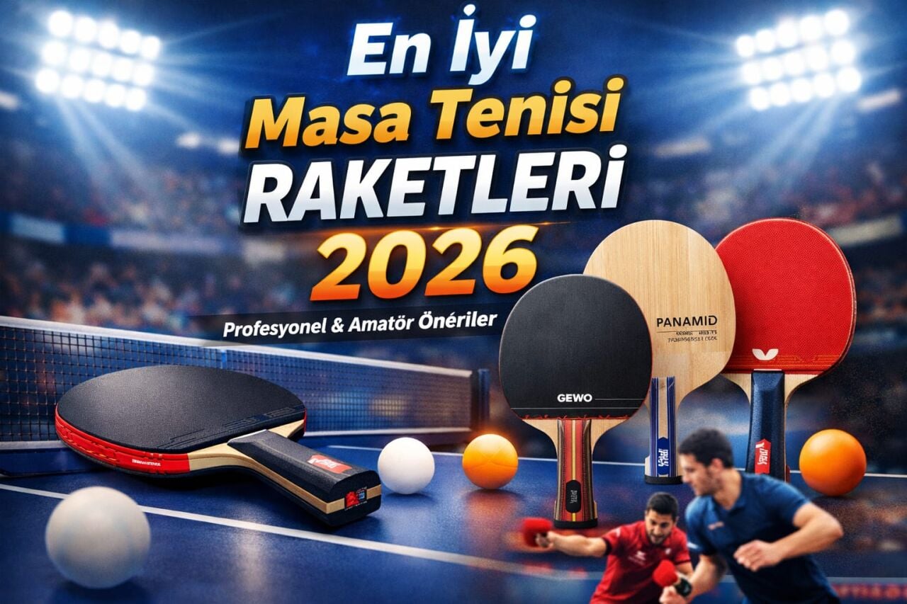 En İyi Masa Tenisi Raketleri 2026 – Profesyonel ve Amatör İçin Öneriler