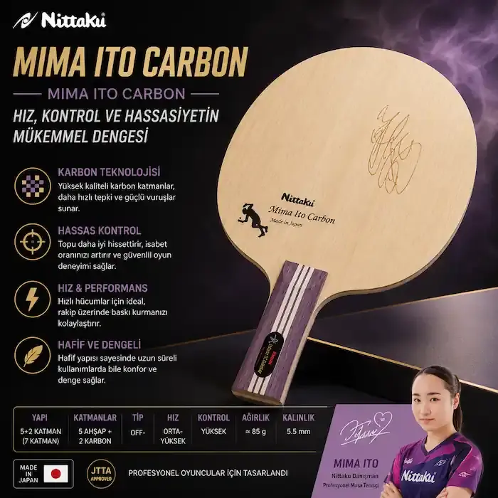 Nittaku Mima Ito Carbon