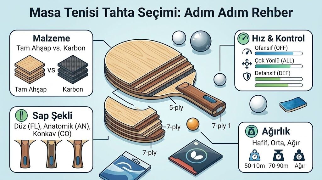 Masa Tenisi Tahta Seçimi