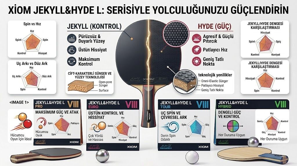 XİOM Jekyll&Hyde L Jekyll&Hyde Lastik Serisiyle Yolculuğunuzu Güçlendirin