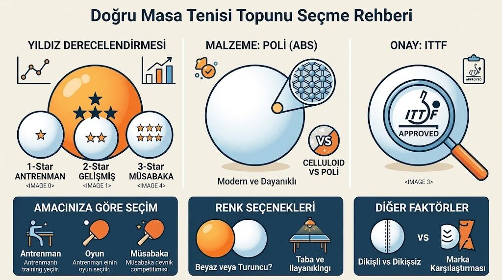 Doğru Masa Tenisi Topunu Seçme Rehberi