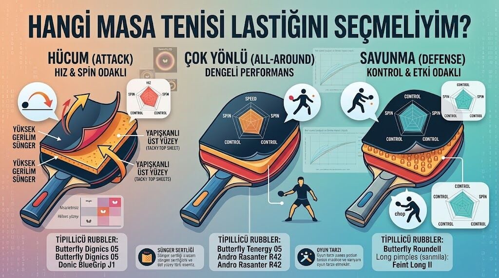 HANGI MASA TENISI LASTIĞINI SEÇMELIYIM?