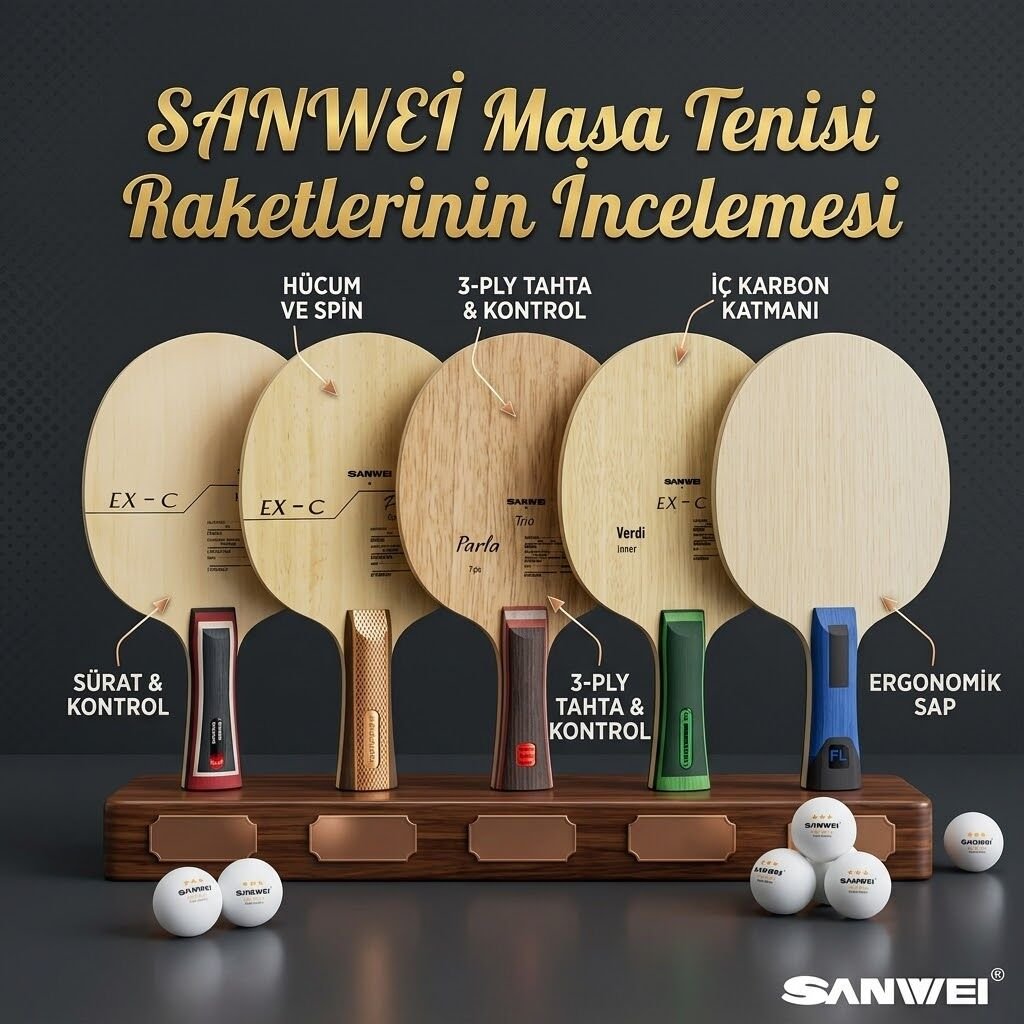 SANWEI Masa Tenisi Raketlerinin İncelemesi 