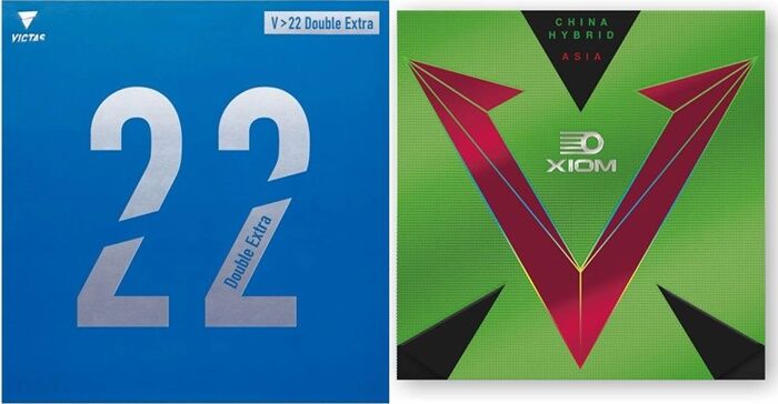 Victas V>22 Double Extra ve Xiom Vega Asia Hybrid