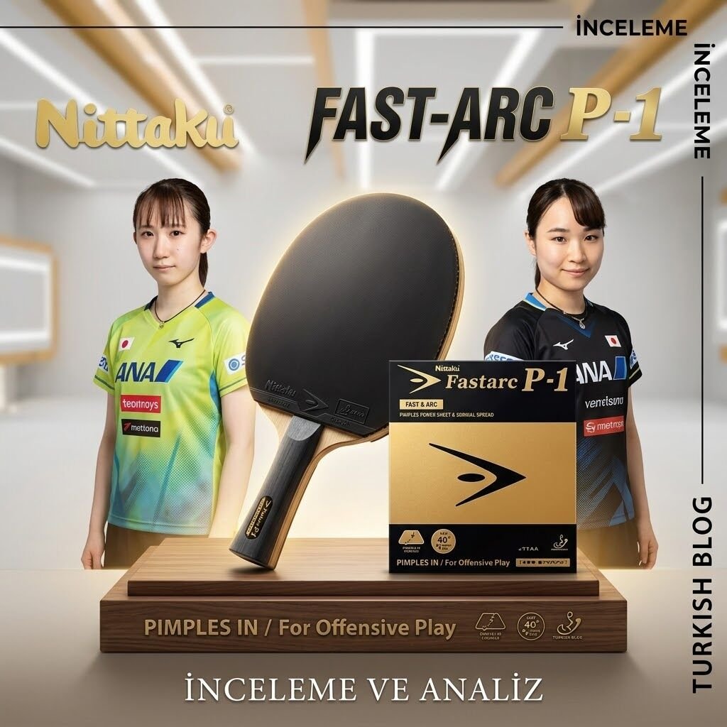 Nittaku Fastarc P-1 Masa Tenisi Lastiği İncelemesi: