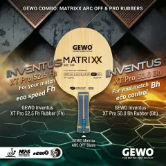 GEWO Matrixx ARC OFF  Inventus XT Pro 52.5 + 50.0