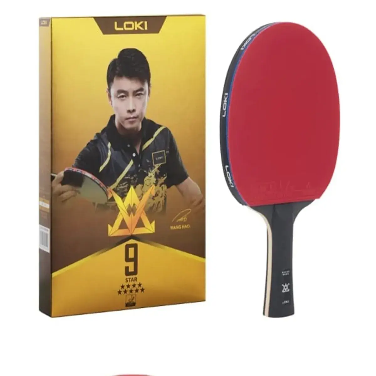 LOKİ Hazır Raket Wang Hao 9 Star New Masa Tenisi Hazır Raketler
