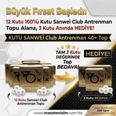 Sanwei ABS Club 40+ Antrenman Topu 100’lü 12 Al 3 Hediye