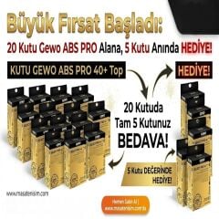 GEWO Select Pro 40+ Maç Topu 6'lı Kutu 20 Al 5 Hediye